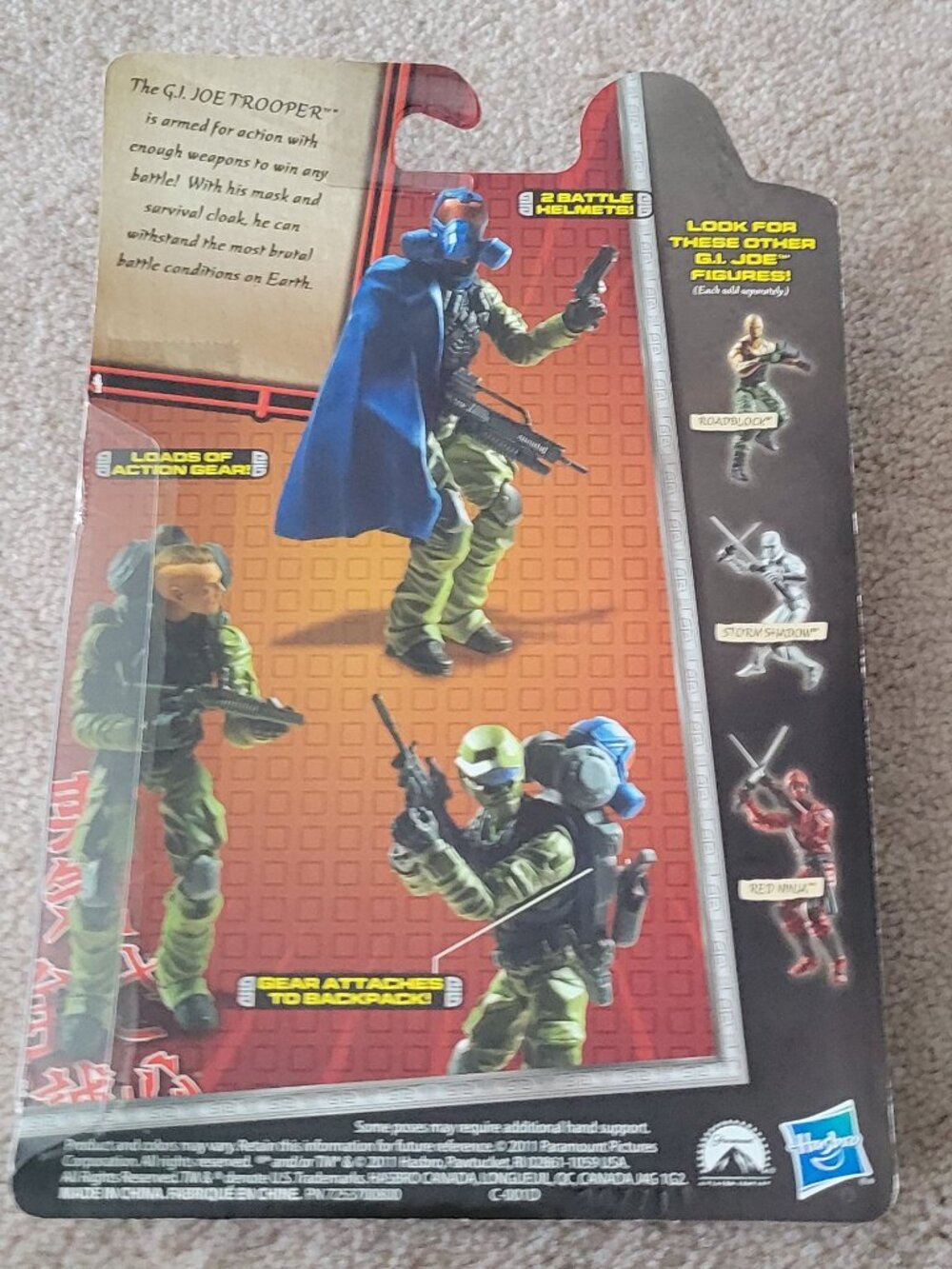 New G.I. Joe Retaliation Figures Lot Red Ninja Cobra Trooper GI Joe Trooper NWT - Picture 7 of 7